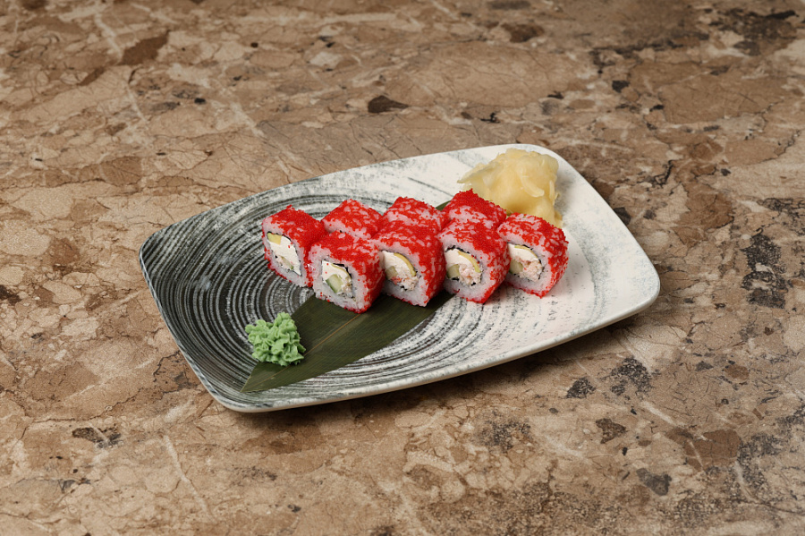 Калифорния Ролл с креветкой 