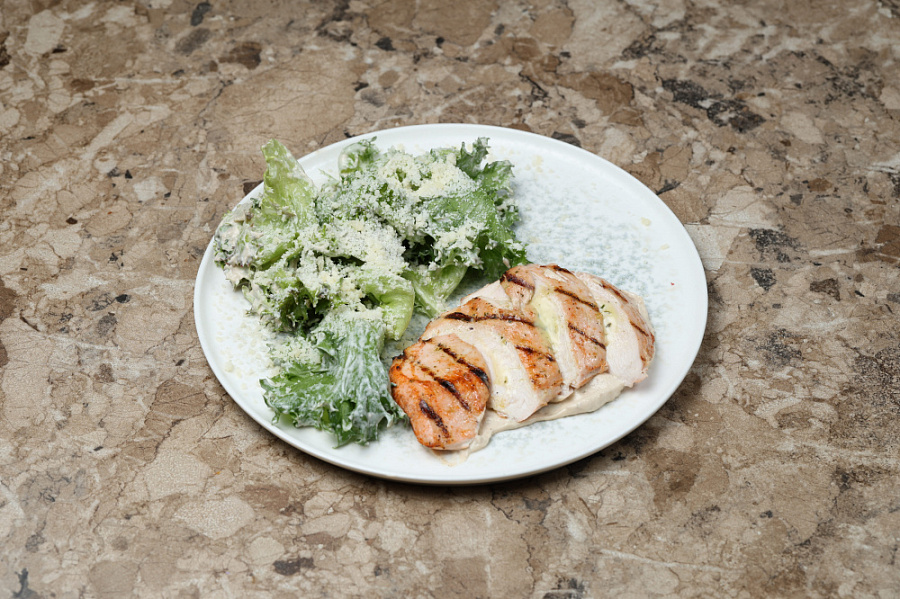 Куриная Грудка с Листьями салата 