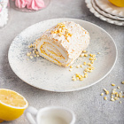 Меренговый рулет с манговым кремом