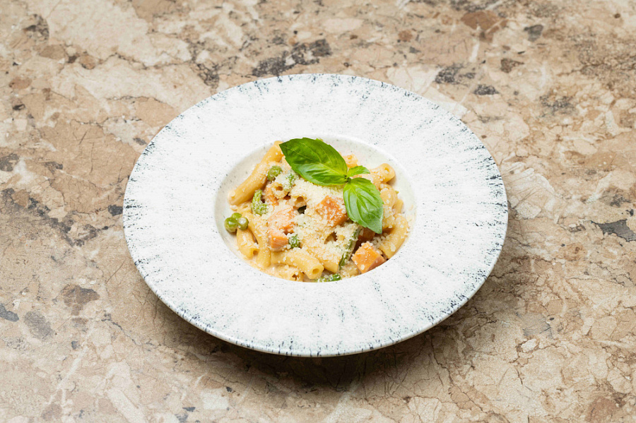 Ригатоне с Лососем 